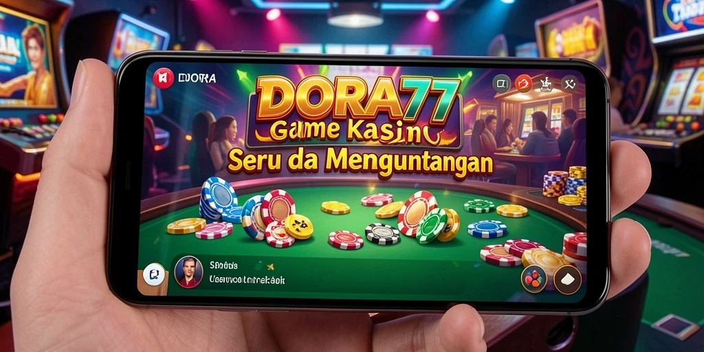 Screenshot gameplay DORA77 menampilkan keseruan permainan Kasino.