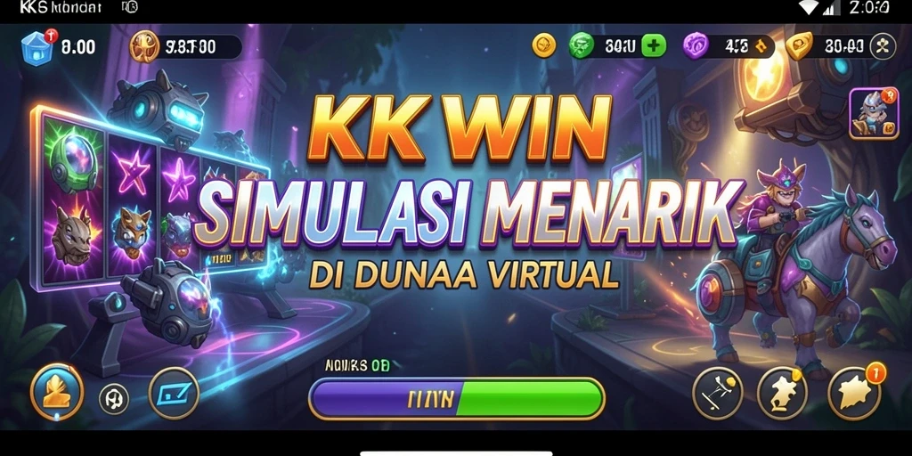 Gameplay menarik dan interaksi sosial yang dinamis di KKWIN.