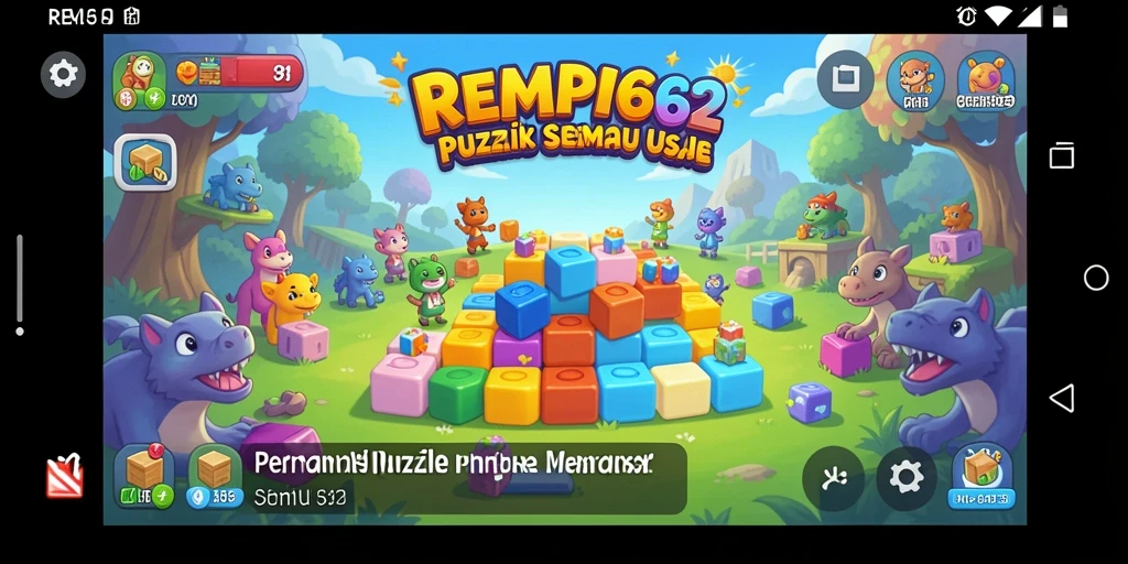 Tampilan gameplay seru dari REMI62 yang menantang otak.